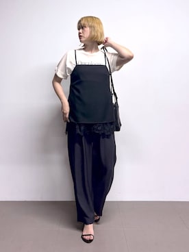 「Beau're（ヴュレ）のアイテム」を使った、ニッシさん（レディース・164cm）の春コーディネート