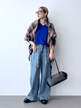 「アイテム（サングラス）」を使った、ニッシさん（レディース・164cm・40代）の秋コーディネート