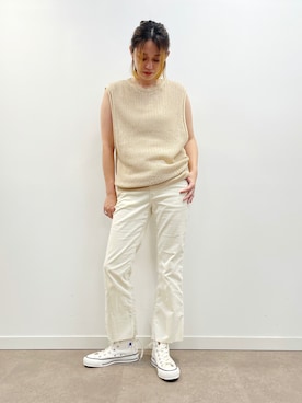「OFAKIND（オフアカインド）のアイテム」を使った、ニッシさん（レディース・164cm）の夏コーディネート