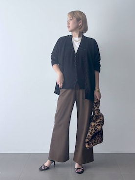 「接触冷感」｜ニッシさん（レディース・164cm）の夏コーディネート