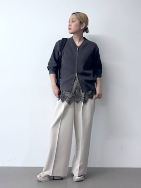 「Drifter（ドリフター）のアイテム」を使った、ニッシさん（レディース・164cm）の春コーディネート