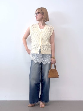 「surt（サート）のアイテム」を使った、ニッシさん（レディース・164cm）の春コーディネート