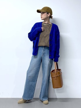 「アイテム（チョーカー）」を使った、ニッシさん（レディース・164cm・40代）の秋コーディネート