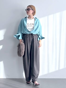 「アイテム（その他シューズ）」を使った、ニッシさん（レディース・164cm）の夏コーディネート