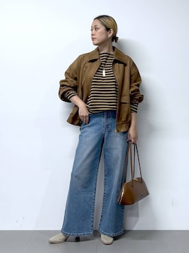 「アイテム（ジャケット/アウター）」を使った、ニッシさん（レディース・164cm・40代）の秋コーディネート