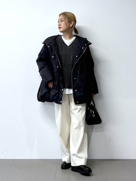 「BARNYARDSTORM（バンヤードストーム）のBARNYARDSTORM / ハイブリッドストレッチブーツ（ブーツ）」を使った、ニッシさん（レディース・164cm）の秋コーディネート