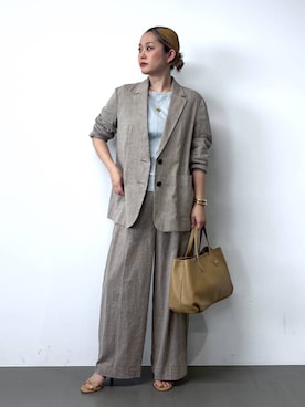 「BARNYARDSTORM（バンヤードストーム）のアイテム（トップス）」を使った、ニッシさん（レディース・164cm）の春コーディネート