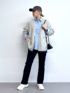 「Overland（オーバーランド）のアイテム」を使った、ニッシさん（レディース・164cm）の秋コーディネート