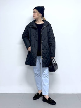 「アイテム（チョーカー）」を使った、ニッシさん（レディース・164cm・40代）の秋コーディネート