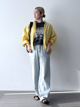 「Drifter（ドリフター）のアイテム」を使った、ニッシさん（レディース・164cm）の春コーディネート