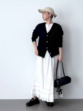 「BARNYARDSTORM（バンヤードストーム）のアイテム（帽子）」を使った、ニッシさん（レディース・164cm）の春コーディネート