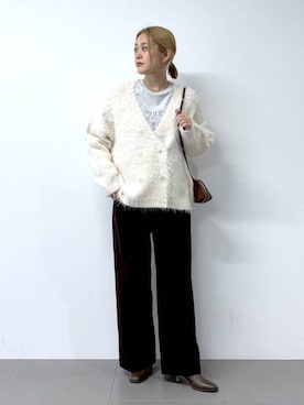 「BARNYARDSTORM（バンヤードストーム）のBARNYARDSTORM / ウォームストレッチチノパンツ / マシンウォッシャブル（チノパンツ）」を使った、ニッシさん（レディース・164cm）の秋コーディネート