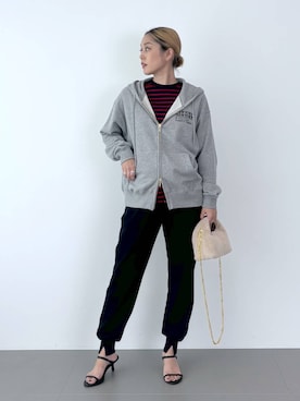 「BARNYARDSTORM（バンヤードストーム）のアイテム（その他シューズ）」を使った、ニッシさん（レディース・164cm）の秋コーディネート