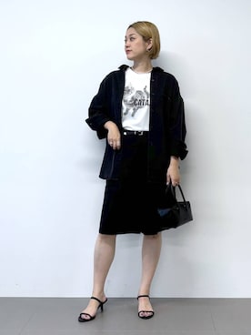 「アイテム（デニムジャケット）」を使った、ニッシさん（レディース・164cm・40代）の夏コーディネート