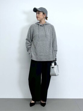 「アイテム（帽子）」を使った、ニッシさん（レディース・164cm・40代）の夏コーディネート