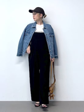 「BARNYARDSTORM（バンヤードストーム）のアイテム（帽子）」を使った、ニッシさん（レディース・164cm）の春コーディネート