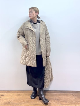 「アイテム（スカート）」を使った、ニッシさん（レディース・164cm・40代）の秋コーディネート
