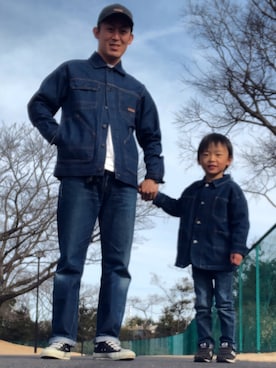 「patagonia」｜「アイテム（カバーオール）」を使った、shunsukeさん（メンズ・177cm）の冬コーディネート