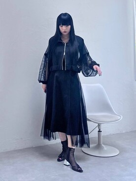 「HARE（ハレ）のアイテム（その他アウター）」を使った、moeさん（レディース・168cm）の春コーディネート