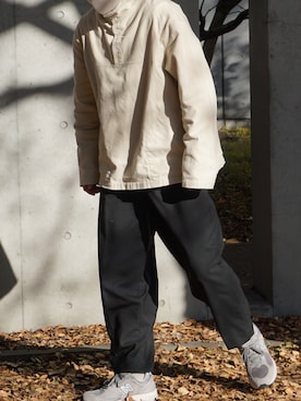 「confect（コンフォクト）のアイテム」を使った、reeさん（メンズ・175cm）の秋コーディネート