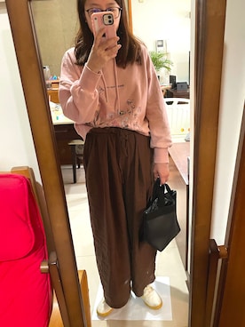 「6IXTY8IGHTのアイテム」を使った、HYさん（レディース・155cm）の冬コーディネート