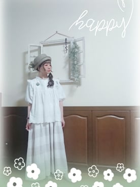 「14+（イチヨンプラス）のアイテム（アクセサリー）」を使った、mek0さん（レディース・151cm）の春コーディネート