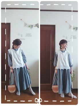 mek0さん（レディース・151cm）の春コーディネート