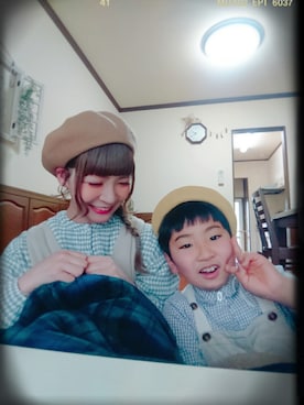 「Samansa Mos2（サマンサ モスモス）のアイテム（ピアス（両耳用））」を使った、mek0さん（レディース・151cm）の冬コーディネート