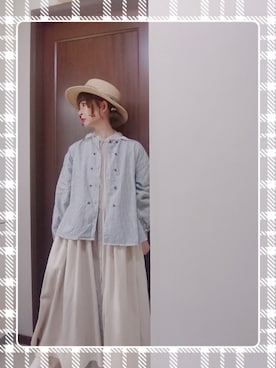 「いつもありがとうございます」｜「アイテム（シャツワンピース）」を使った、mek0さん（レディース・151cm）の冬コーディネート