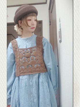 mek0さん（レディース・151cm）の冬コーディネート