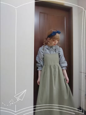 「Handmade（ハンドメイド）のアイテム」を使った、mek0さん（レディース・151cm）の春コーディネート