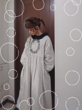 「ポニーテール」｜「アイテム（レッグウェア）」を使った、mek0さん（レディース・151cm）の冬コーディネート