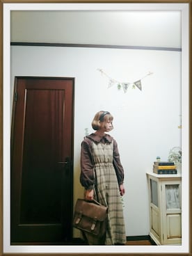 「Luna（ルナ）のアイテム」を使った、mek0さん（レディース・151cm）の冬コーディネート