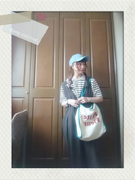 「いつもありがとうございます」｜「アイテム（オールインワン・サロペット）」を使った、mek0さん（レディース・151cm）の夏コーディネート