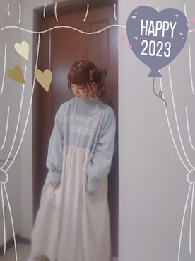 mek0さん（レディース・151cm）の冬コーディネート