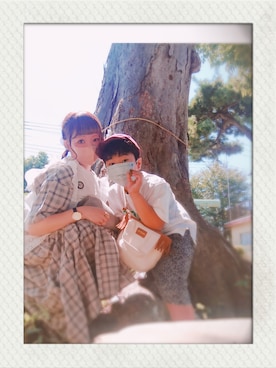 「いつもありがとうございます」｜「アイテム（シャツワンピース）」を使った、mek0さん（レディース・151cm）の夏コーディネート