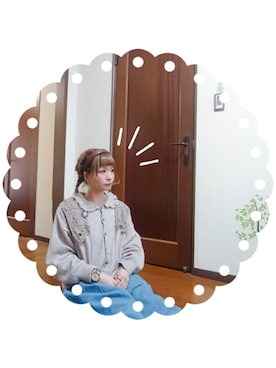 「いつもありがとうございます」｜「アイテム（ジャンパースカート）」を使った、mek0さん（レディース・151cm）の冬コーディネート
