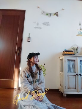 「いつもありがとうございます」｜「アイテム（シャツワンピース）」を使った、mek0さん（レディース・151cm）の冬コーディネート