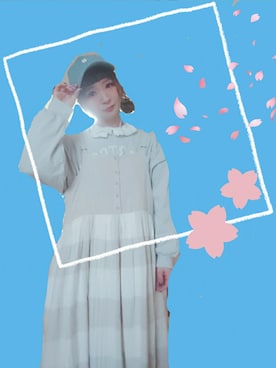 「ミカヅキモモコ（ミカヅキモモコ）のアイテム」を使った、mek0さん（レディース・151cm）の春コーディネート