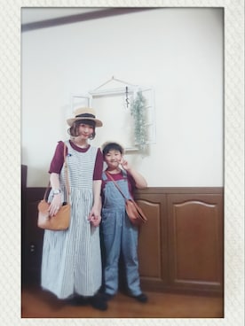 「いつもありがとうございます」｜「アイテム（オールインワン・サロペット）」を使った、mek0さん（レディース・151cm）の夏コーディネート