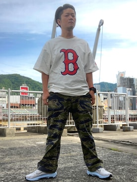 「tk.TAKEO KIKUCHI」｜iadonさん（メンズ・165cm・40代）の夏コーディネート