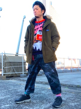 「PENFIELD USA（ペンフィールドユーエスエー）のアイテム（ジャケット/アウター）」を使った、iadonさん（メンズ・165cm）の冬コーディネート