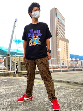 「SEVENDAYS=SUNDAY（セブンデイズサンデイ）のアイテム（パンツ）」を使った、iadonさん（メンズ・165cm）の夏コーディネート