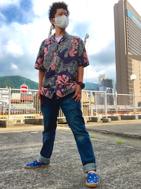 iadonさん（メンズ・165cm）の夏コーディネート