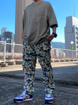 「アーバンリサーチ」｜「アイテム（腕時計）」を使った、iadonさん（メンズ・165cm）の夏コーディネート
