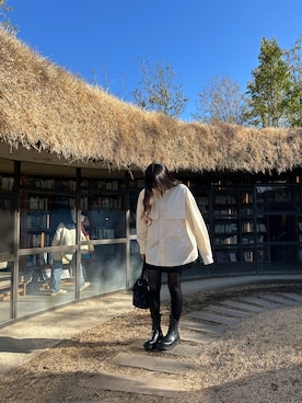 「STYLEMIXER（スタイルミキサー）のアイテム（ジャケット/アウター）」を使った、Öさん（レディース・160cm）の春コーディネート