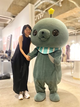 「アイテム（ワンピース）」を使った、mgmymdさん（レディース・163cm）の秋コーディネート