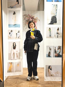 「UN3D.（アンスリード）のアイテム」を使った、mgmymdさん（レディース・163cm）の冬コーディネート