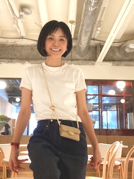 「アイテム（財布）」を使った、mgmymdさん（レディース・163cm）の夏コーディネート