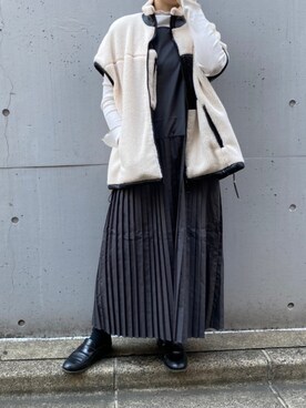 「B2nd」｜「アイテム（ブルゾン）」を使った、増井春妃/masui haruhiさん（レディース・162cm）の秋コーディネート
